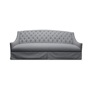 Mason Tufted Linen Sofa