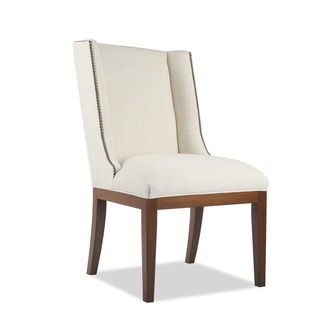 Marina Linen Dining Chair With Nailheads