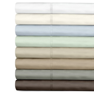 Grand Luxe Egyptian Cotton Sateen 500 Thread Count Deep Pocket Sheet Set Queen Size in Sage(As Is Item)