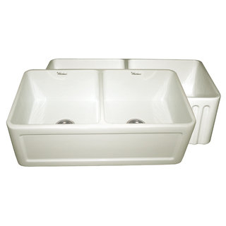 Reversible Series Fireclay Double Bowl Sink