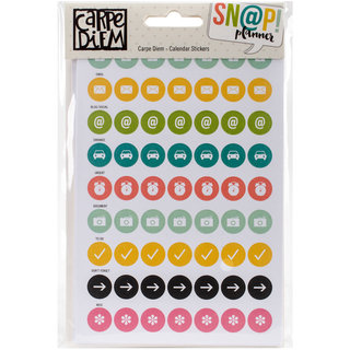Carpe Diem Stickers 4"X6" 8/Pkg Calendar