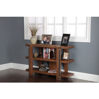 Industrial Wood 30-inch Bookcase