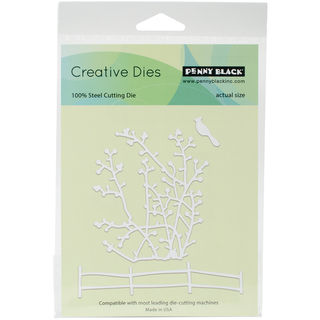 Penny Black Creative Dies Berry Branches, 3.7"X4.1"