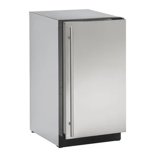 U-Line 3000 Series 3018 - 18 Inch Stainless Steel Clear Ice Maker with Pump