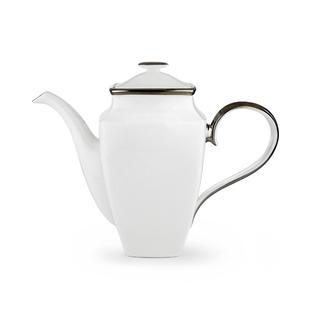 Lenox Solitaire White Bone China Square Coffeepot with Lid