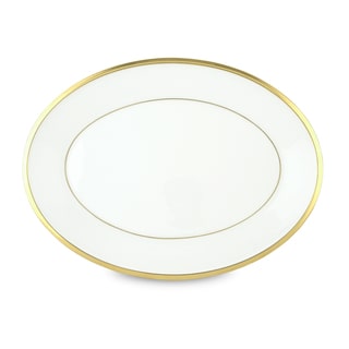 Lenox Eternal White Ivory, Gold Bone China 13-inch Oval Platter