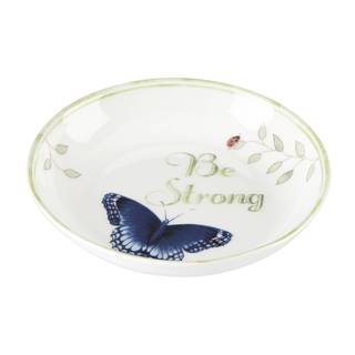 Lenox Butterfly Meadow 'Be Strong' Dish