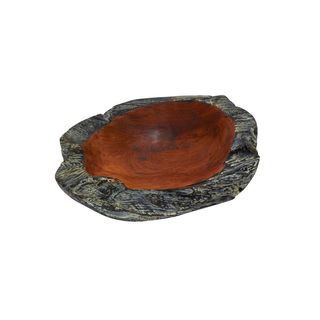 Natural Reflections 12-inch Wide x 3-inch High Teak Bowl