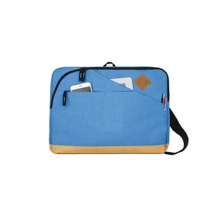 Goodhope Epic Blue/Black/Pink Fabric Laptop Courier Messenger Bag