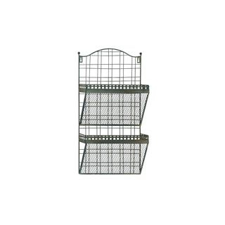 Metal Wall Magazine Holder 24 Inches High x 13 Inches Wide