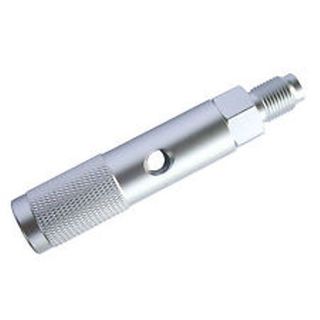 Rat-Attack Silvertone Aluminum 12-gram CO2 Cartridge Adapter for Paintball Guns
