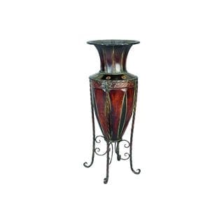 Tuscany Style Metal Vase