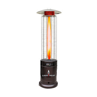 Lava Heat Italia Cylindrical 7.5-feet Commercial Natural Gas Flame Patio Heater with Remote