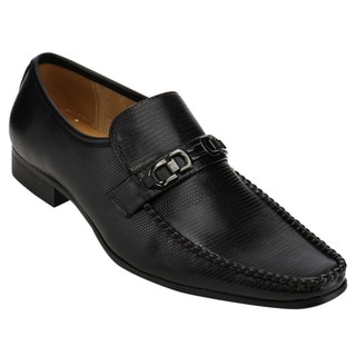 UV SIGNATURE FC83 Men's Fashion Bit Ornament Slip On Penny Loafer Shoes