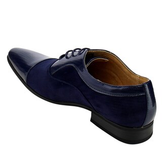 UV SIGNATURE FC81 Men's Lace Up Cap Toe Slip On Oxford Dress Shoes
