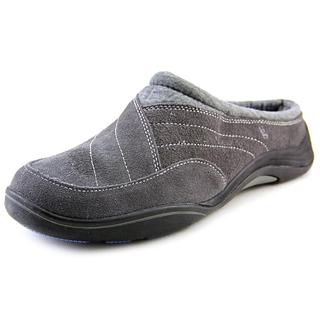 Grasshoppers Women's 'Prospect Clog' Grey Regular Suede Casual Shoes