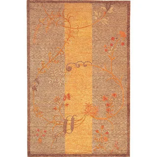 Abbyson Living Hand-knotted 'Serenity' Wool and Silk Rug (6' x 9')