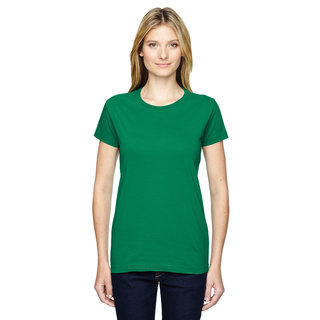Junior Girls' Kelly Green Fine Jersey T-Shirt