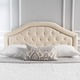 Killian Adjustable Full/ Queen Studded Tufted Fabric Headboard by Christopher Knight Home