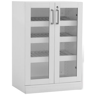 NewAge Products Shaker-style White 24-inch Wide x 16-inch Deep Home Bar Display Cabinet