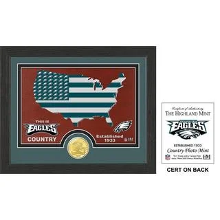 Philadelphia Eagles "Country" Bronze Coin Photo Mint