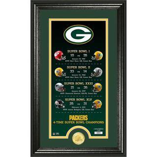 Green Bay Packers "Legacy" Bronze Coin Photo Mint