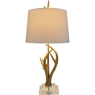 Cartag Table Lamp with Painted Crystal Base