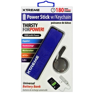 1800mAh Universal Power Stick - Blue