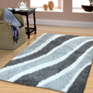 Superior Waverling Collection Hand Woven and Soft Shag Rug
