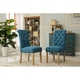Copper Grove Slader Solid Wood Tufted Parsons Dining Chairs (Set of 2) - Thumbnail 9