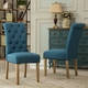 Copper Grove Slader Solid Wood Tufted Parsons Dining Chairs (Set of 2) - Thumbnail 22