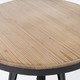 Isla Rustic Wood Round Swivel Bar Table by Christopher Knight Home