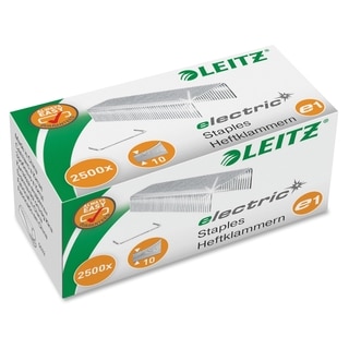 Leitz WOW Electric Staples - Silver