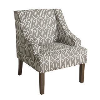 HomePop Finely Swoop Arm Accent Chair