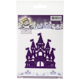 Find It Trading Yvonne Creations Magical Winter Die Castle