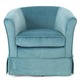 Cecilia Velvet Swivel Club Chair by Christopher Knight Home