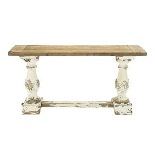 Wood Console Table (59 inches wide x 29 inches high)