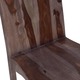 Wanderloot Big Sur Grey Wash Solid Sheesham Dining Chair (India)