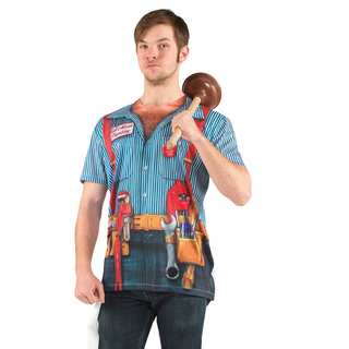 NA 'Faux Real Plumber' Polyester T-shirt