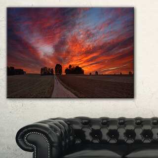 Pathway to Fairy Autumn Sky - Landscape Print Wall Artwork