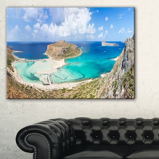 Balos Beach at Crete Island Greece - Oversized Beach Canvas Artwork