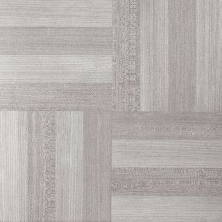 Achim Nexus Ash Grey Wood-grain Vinyl 12-inch x 12-inch Self-adhesive Floor Tiles (Case of 20/20 Square Fe