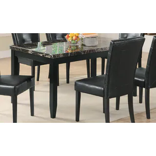 Coaster Company Black Faux Marble Dining Table