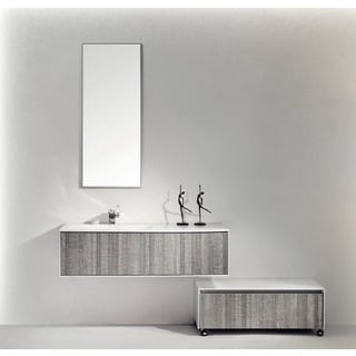 Eviva Ashy Ash Grey 48-inch Wall Mount Single Bathroom Vanity Set
