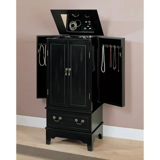 Coaster Company Home Furnishings Transitional Jewelry Armoire (Black)