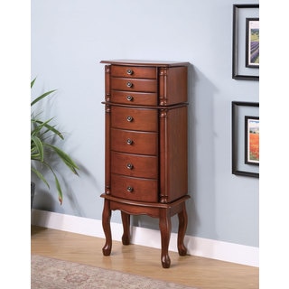 Coaster Company Solid Wood Warm Brown Jewelry Armoire
