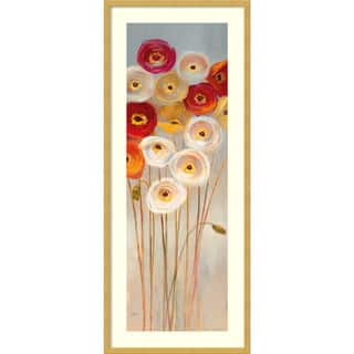 Framed Art Print 'Follow the Sun II Poppies' by Nan 17 x 41-inch