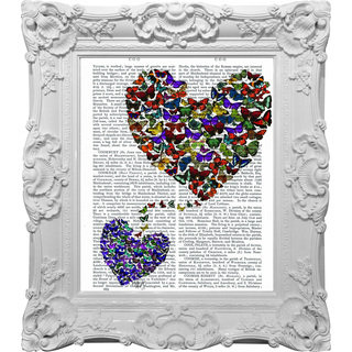 Empire Art 'With All My Heart 2' Canvas Giclee with Baroque Frames