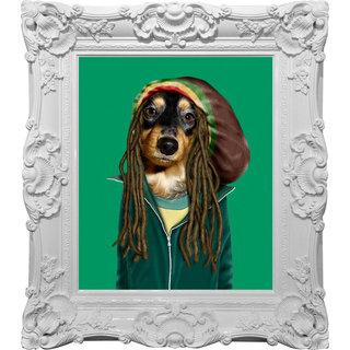 Empire Art Pets Rock 'Reggae' Canvas Giclee