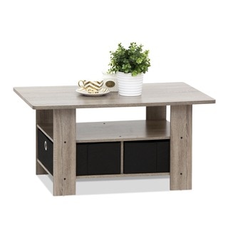 Furinno Coffee Table with Bin Drawer